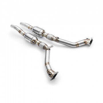 Downpipe AUDI S4, RS4 B5 2.7 T + SILENCER